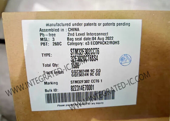 Μικροελεγκτής STM32F302CCT6 Υψηλής Απόδοσης 32-Bit MCU με Ταχύτητα 72MHz