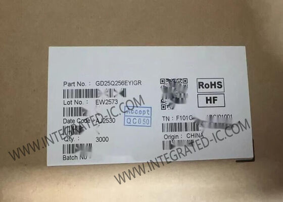 GD25Q256EYIGR Μνήμη IC Chip 256Mbit SPI NOR Flash μνήμη IC WSON-8 μνήμη αποθήκευσης δεδομένων IC