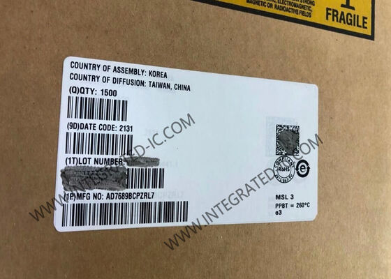 AD7689BCPZ 16-Bit 8-Κανάλι 250 kS/s Αναλογικός σε Ψηφιακός Μετατροπέας Ολοκληρωμένο Κύκλωμα Chip LFCSP-20