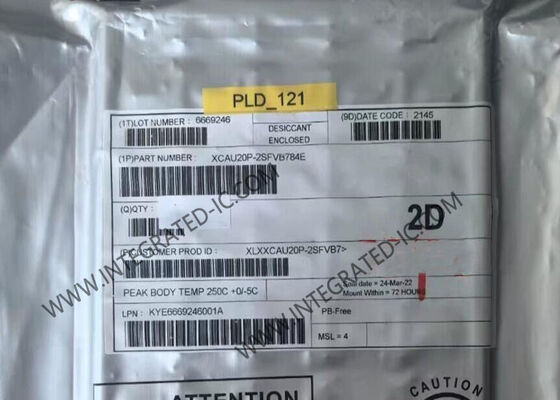 XCAU20P-2SFVB784E Artix UltraScale FPGA Chip Field Προγραμματιζόμενη συστοιχία πύλης στο πακέτο FCBGA784