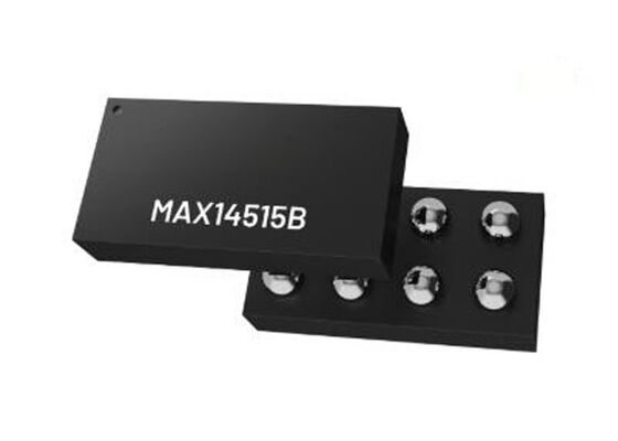 MAX14515BAWA Ολοκληρωμένο Κύκλωμα Οδηγός Φακού Υγρού Υψηλής Τάσης Με Μονοτονικό DAC 8-Bit WLP-8
